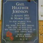 JOHNSON Gail Heather 1953-2002
