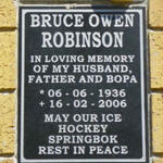 ROBINSON Bruce Owen 1936-2006