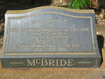 McBRIDE James 1865-1944 & Sarah Jessie 1872-1960