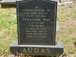 AUDAS Geraldine May 1895-1992