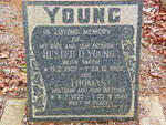 YOUNG Hester D. nee SMITH 1907-1960 :: YOUNG Thomas 1932-1948