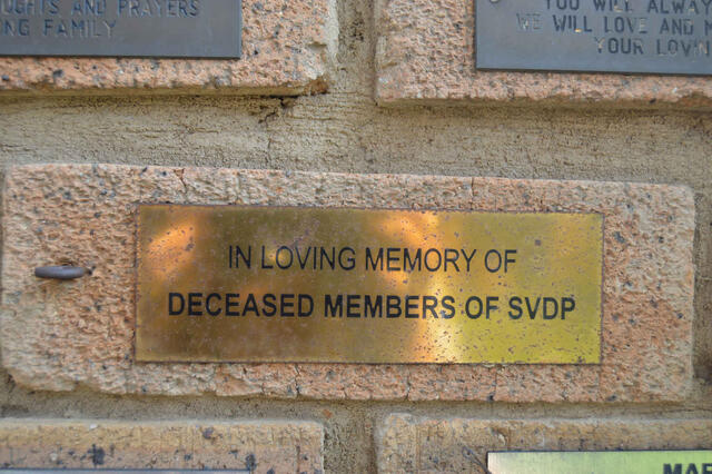 5. Deceased Members of SVDP