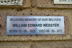 WEBSTER William Edward 1925-2011