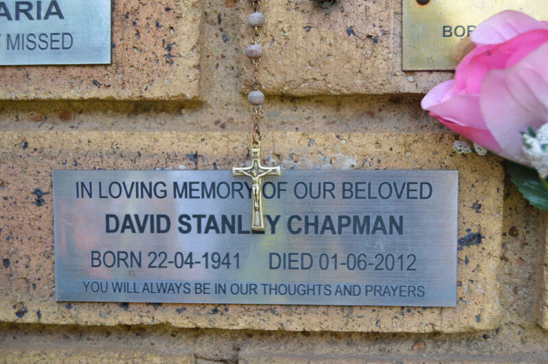 CHAPMAN David Stanley 1941-2012