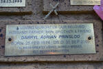 PRINSLOO Darryl Adrian 1974-2005