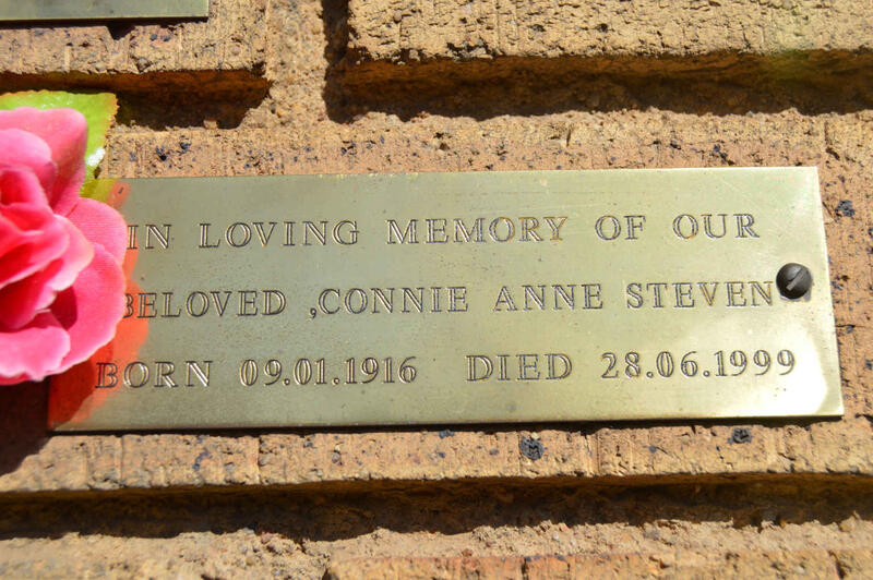 STEVEN Connie Anne 1916-1999