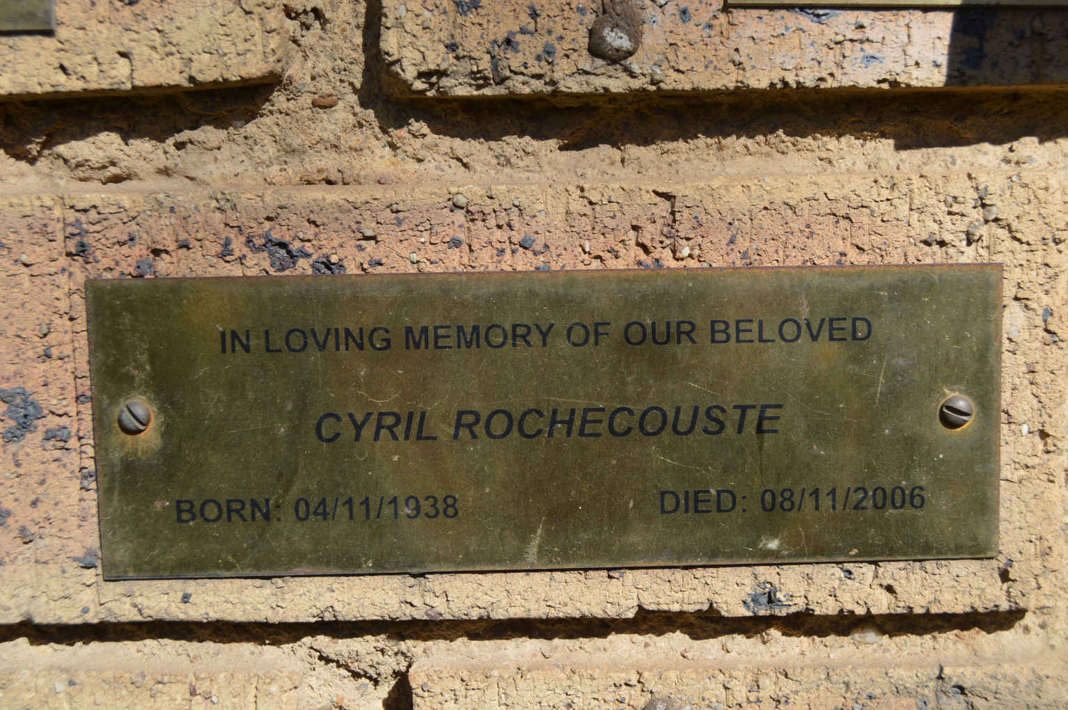 ROCHECOUSTE Cyril 1938-2006