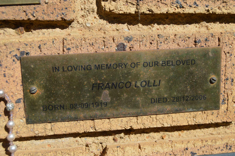 LOLLI Franco 1919-2006