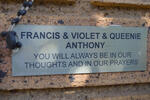 ANTHONY Francis :: ANTHONY Violet :: ANTHONY Queenie