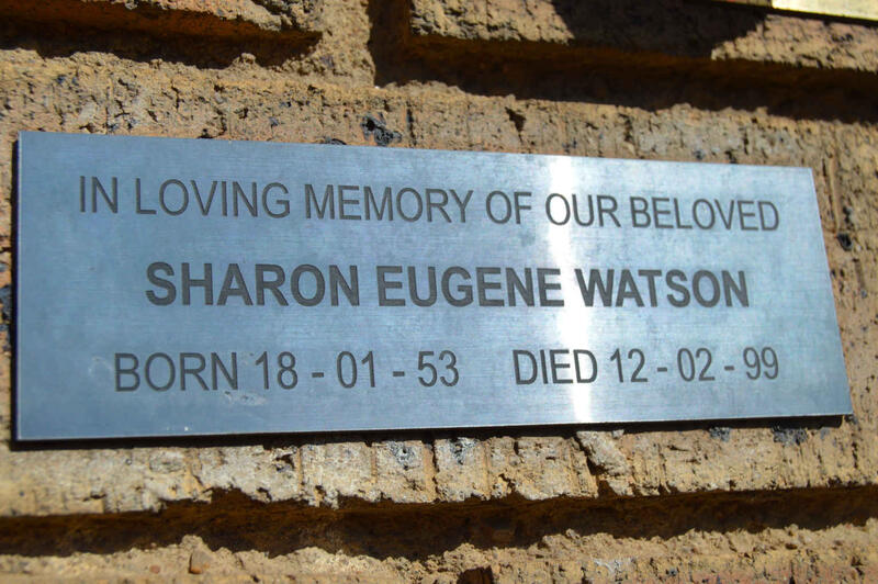 WATSON Sharon Eugene 1953-1999