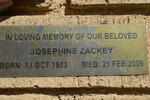 ZACKEY Josephine 1923-2009