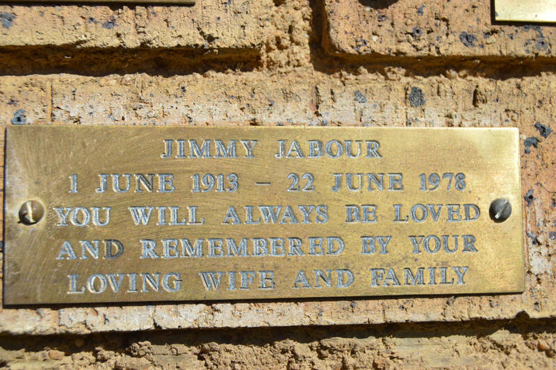 JABOUR Jimmy 1913-1978