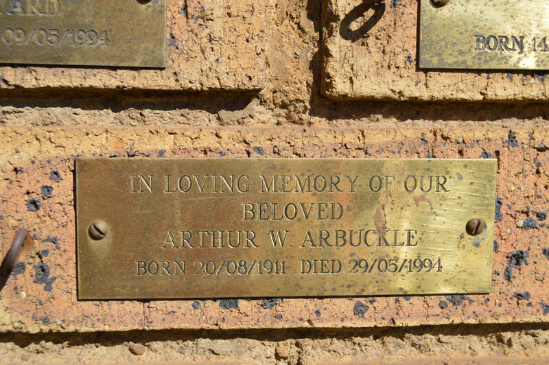 ARBUCKLE Arthur W. 1911-1994