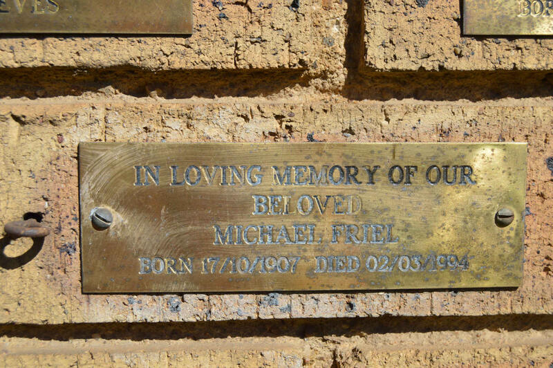 FRIEL Michael 1907-1994