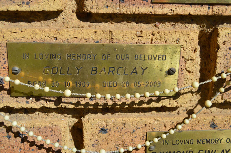 BARCLAY Golly 1909-2003