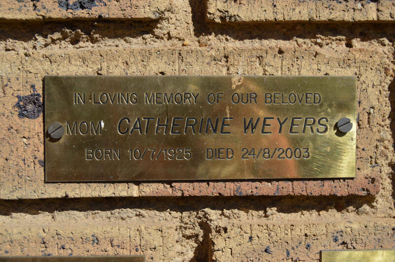 WEYERS Catherine 1925-2003