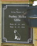 GIBBS Daphne Malka 1933-2014