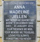 JELLEN Anna Madeline 1944-2014