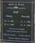 DAY Jimmy 1910-2006 & Dorothy 1916-1996