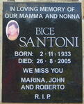 SANTONI Bice 1933-2005