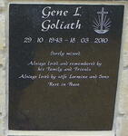 GOLIATH Gene L. 1943-2010