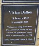 DALTON Vivian 1930-2006
