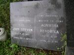 CELLIERS John Steven 1915-1974 & Albertha Hendrika 1927-1999