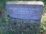 LABAT Maurice, PILOT 1968-1970