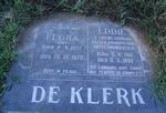 KLERK Eddie, de 1901-1992 & Flora 1902-1972