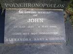POLYCHRONOPOULOS John 1925-2000