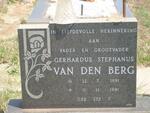 BERG Gerhardus Stephanus, van den 1891-1981