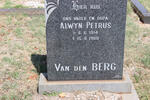 BERG Alwyn Petrus, van den 1914-1969