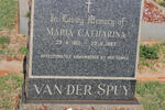 SPUY Maria Catharina, van der 1901-1963