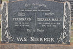 NIEKERK Ferdinand, van 1882-1962 & Susanna Marie SAAIMAN 1878-1965