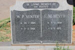 VENTER W.P. 1884-1963 & E.M. MEYER 1892-1970