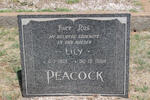 PEACOCK Lily 1921-1969
