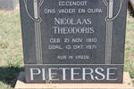 PIETERSE Nicolaas Theodoris 1910-1971