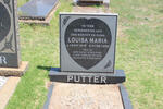 PUTTER Louisa Maria 1919-1999