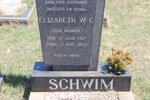 SCHWIM Elizabeth W.C. nee BEUKES 1917-1972