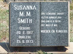 SMITH Susanna M.M. 1917-1973