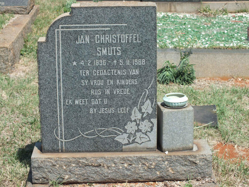 SMUTS Jan Christoffel 1896-1968