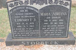 STORBECK Edward F.J. 1878-1964 & Maria Adriana GROBLER 1894-1968