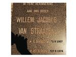 STRAATEN Willem Jacobus, van 1907-1974