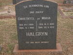 HALGRYN Christoffel 1895-1956 & Maria 1896-1972