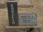 KROUKAM Andreas C. 1921-1971 & Phillis P. 1920-1957