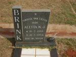 BRINK Aletta M.J. 1954-1954
