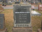 FERREIRA Hester Petronella Maria nee VILJOEN 1863-1948