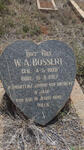 BOSSERT W.A. 1920-1967