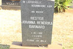 BARNARD Hester Johanna Hendrika 1891-1978
