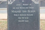 BEATON Marjory Ann -1953